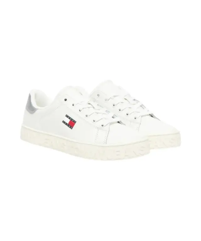 Tommy Hilfiger - Γυναικεία Sneakers Th Logo Outsole Sneaker Ess EN0EN02703-0K7 Εκρού 2