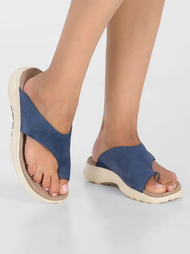 Gabor Παντόφλες Γυναικείο δέρμα Nubuck Μπλέ GAB/46812 36-RIVER 2