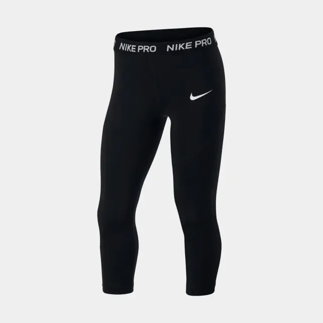 Nike Pro Dri-FIT Capri Παιδικό Αθλητικό Κολάν για κορίτσια AQ9041-010 - XL-160cm 3