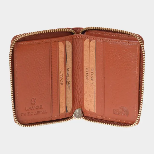 Δερμάτινο Πορτοφόλι Lavor 1-6195 Καφέ - ONESIZE 2