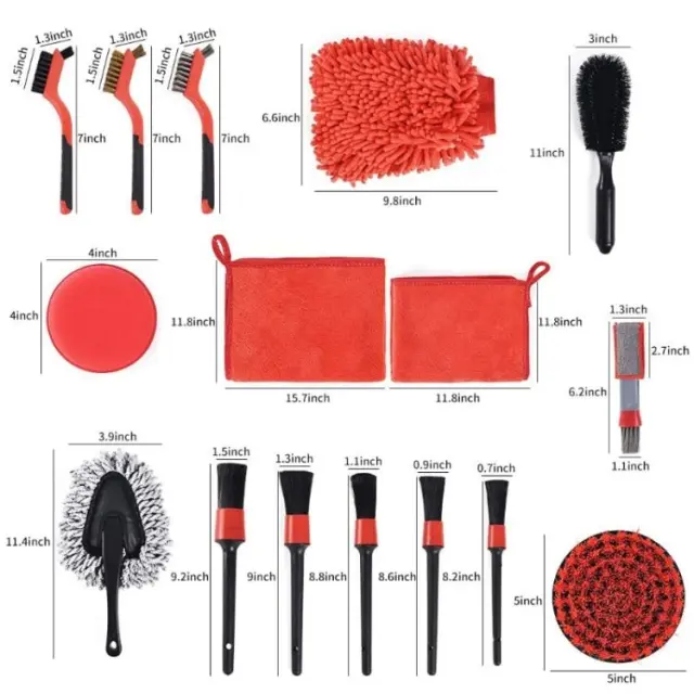 Detailing Set Σετ Καθαρισμού Αυτοκινήτου 19 Σε 1 ΟΕΜ 3
