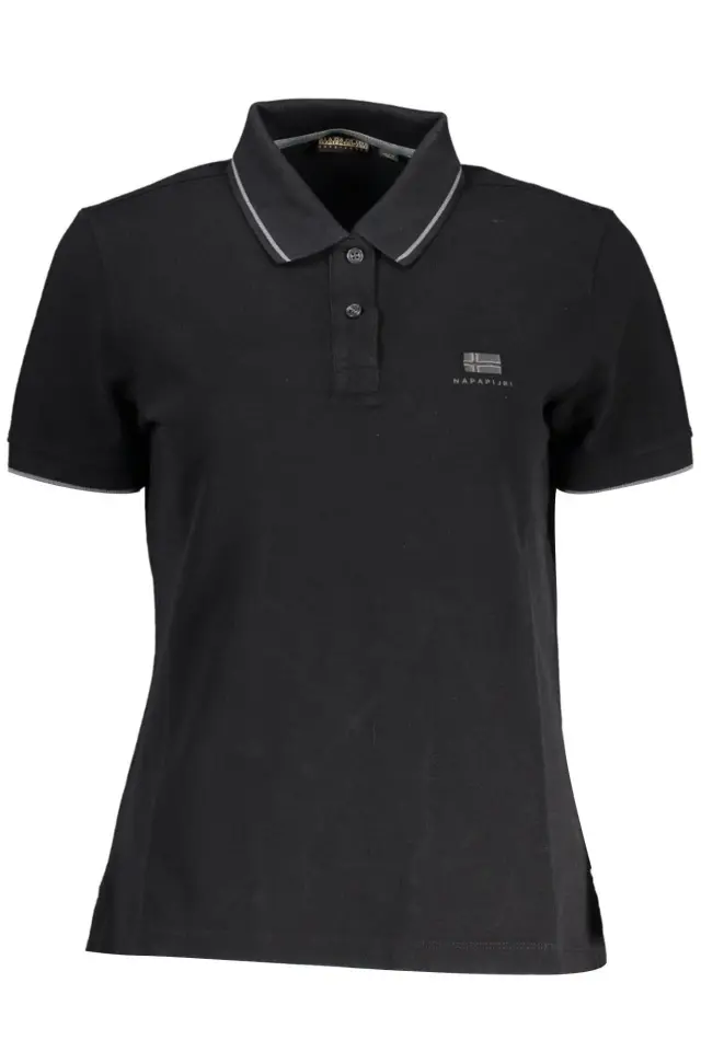 Napapijri -T-Shirt E-Nina Slim Fit NP0A4H8E-041 Μαύρο - L