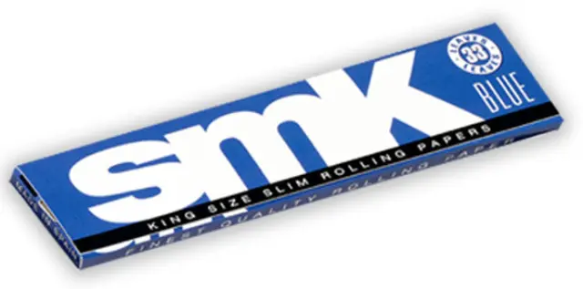 SMK Χαρτάκια Blue - King Size Slim 33φ.