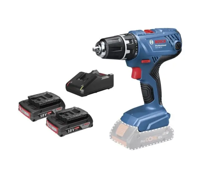 Δραπανοκατσάβιδο Μπαταρίας Bosch GSR 18V-21 με 2x2Ah