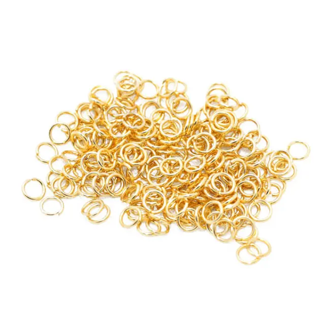 Ανοικτοί Κρίκοι Ø10mm Golden ~50gr (~285τεμ)