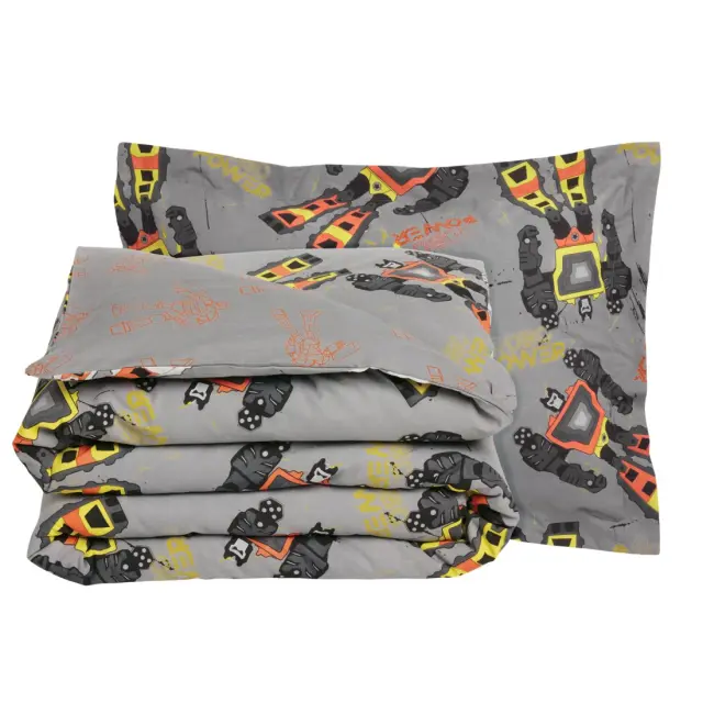 Σετ Σεντόνια 170x260 Μονά Kid Das Home 4974 Grey 100% βαμβακερόΧωρίς Λάστιχο 3
