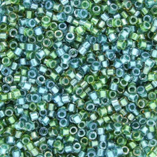 Χάντρα Miyuki Delica 11/0 - DB984 - Lined Aqua/Teal Mix ~7gr