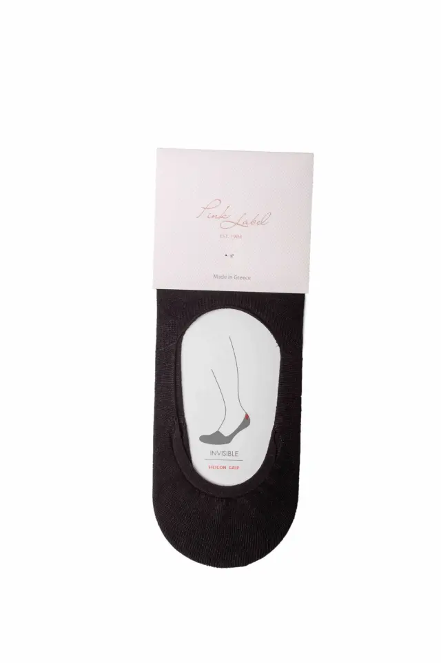 SC-W100-265 - Black - SOCKS INVISIBLE WOMEN - O/S 36-40 2