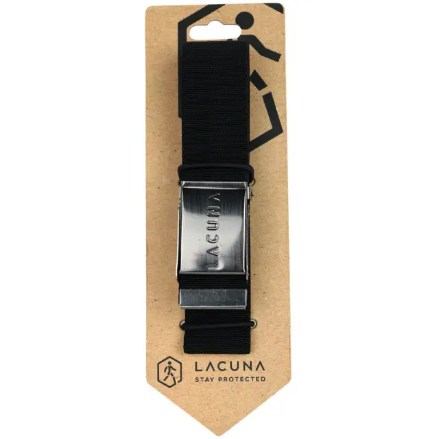 Ζώνη Μέσης Ελαστική Lacuna Arlo black - 135 εκ. 2