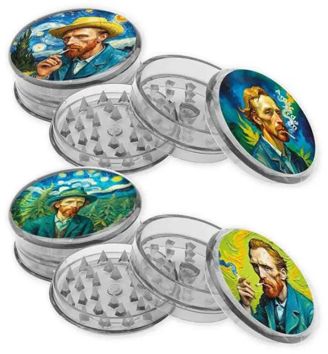 Grinder Τρίφτης Πλαστικός Vincent A'Dam 60mm - 3 Parts