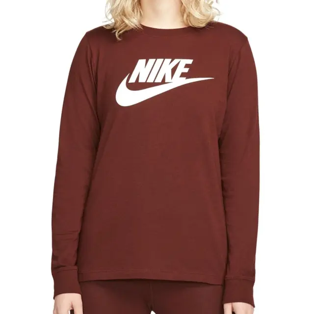 Nike Sportswear Long-Sleeve T-Shirt (BV6171-273) - Καφέ 2