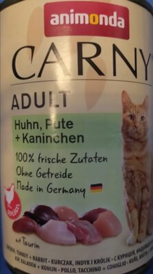 Animonda Carny Cat Adult Πατέ Με Κοτόπουλο, Γαλοπούλα & Κουνέλι 400gr Μονόχρωμο