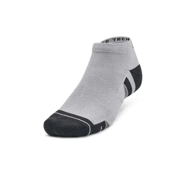 Under Armour Unisex Performance Tech 3 Pack Low Cut Socks Μαύρο - Άσπρο - Γκρι 1379504-011 (Under Armour) 3