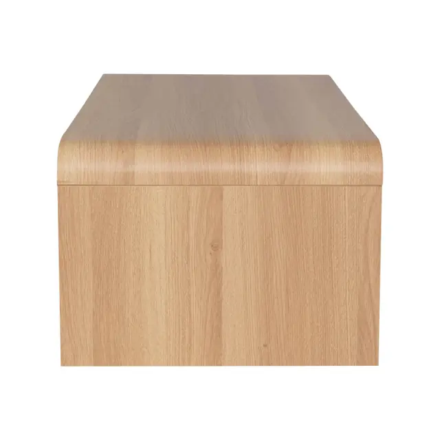 Τραπέζι σαλονιού Anfen pakoworld mdf σε φυσική απόχρωση 100x50x35,5εκ 2