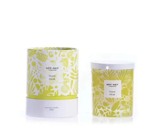 ΑΡΩΜΑΤΙΚΟ ΚΕΡΙ FLORAL MUSK 260gr YELLOW NEF NEF