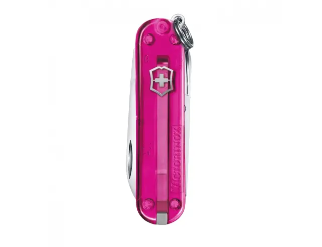 Ελβετικός Σουγιάς Victorinox Classic SD Transparent με 7 λειτουργίες και μήκος 5.8cm - Cupcake Dream0.6223.T5G 2