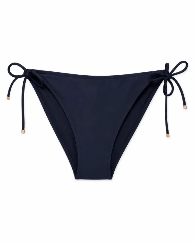 Tommy Hilfiger Γυναικείο Μπλε Navy Bikini Bottom με Κορδόνια - XS