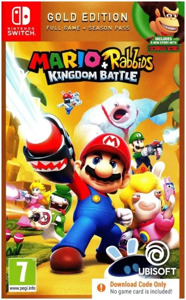 Mario AND Rabbids Kingdom Battle (Gold Edition) (Code in Box) - Nintendo Switch