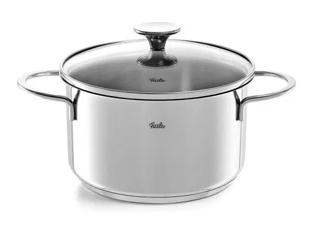 Fissler Copenhagen Σετ Μαγειρικά Σκεύη από Ανοξείδωτο Ατσάλι Ασημί 5τμχ 2