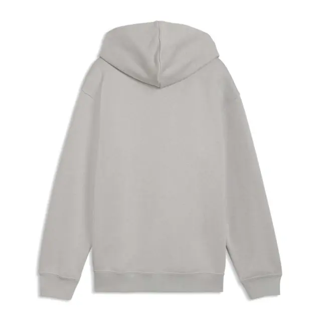 Puma Boy's Essentials Logo Lab Relaxed Fleece Hoodie Γκρι - Κόκκινο 694674-63 (Puma) 2