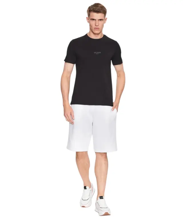 Guess - Ανδρικό Κοντομάνικο T-Shirt Aidy Cn Ss Tee M2YI72I3Z14-JBLK Μαύρο 3