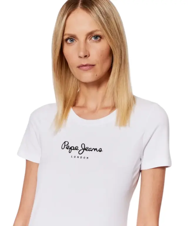 Pepe Jeans - Γυναικείο T-shirt New Virginia Ssn PL505202-800 Λευκό 3
