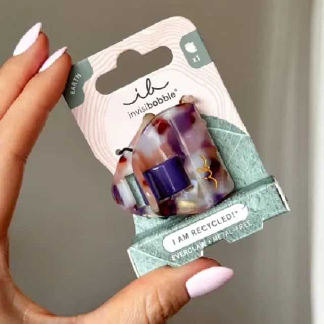 Invisibobble Everclaw Earth Recycled Me Κλάμερ για τα Μαλλιά 2