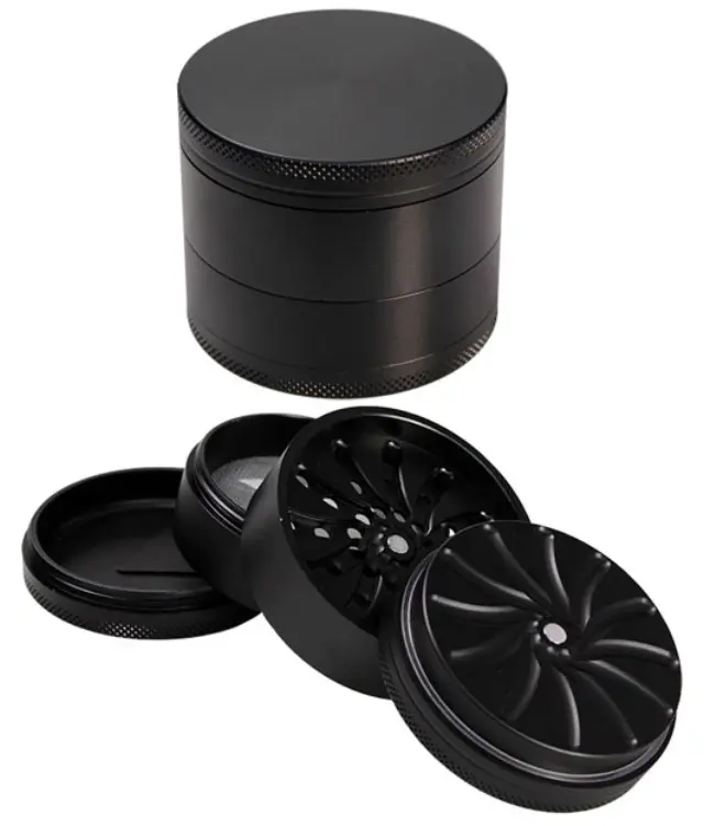 Grinder Τρίφτης Αλουμινίου Masher (Χωρίς Δόντια Κοπής) 63mm - 4 Parts
