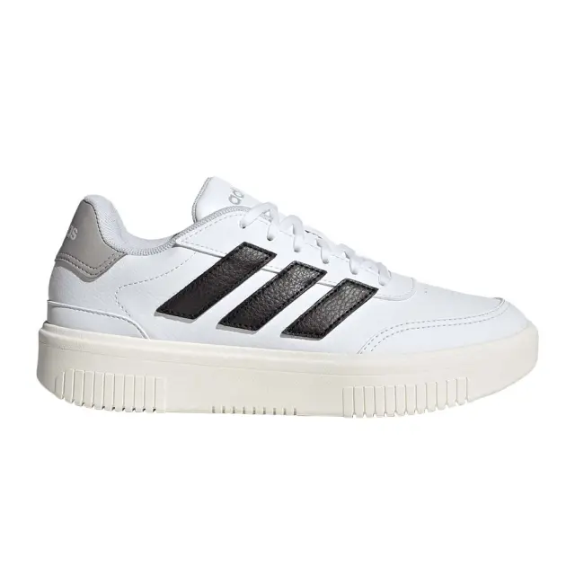 adidas Sportswear Women's Courtblock Bold Leather Άσπρο - Μαύρο JI2202 (adidas Sportswear) - 36 ⅔