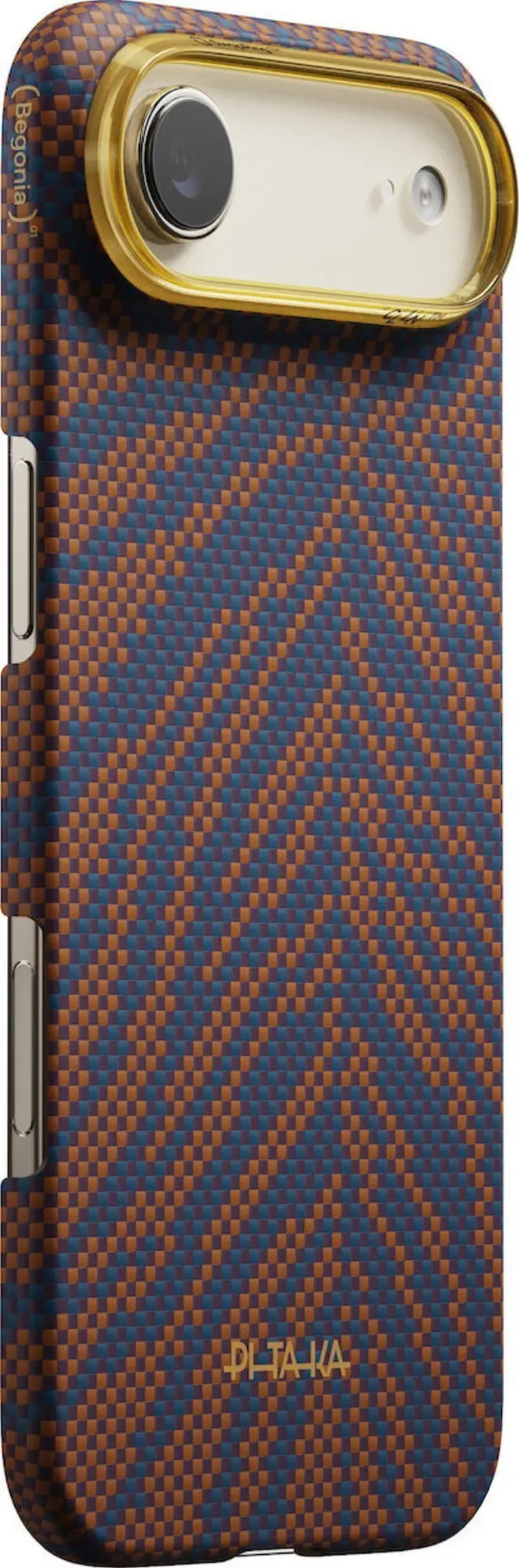 Pitaka Edge Case Breath of Veins, Burning Orange - iPhone Air