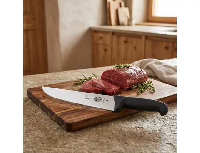 Μαχαίρι Κρέατος Victorinox Fibrox με μήκος λεπίδας 28cm - Black5.5203.28