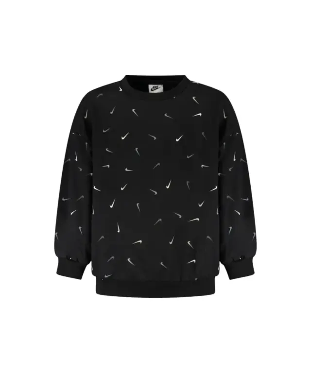Nike - Παιδική Μπλούζα Φούτερ Zip-Up 36K599-023 Μαύρο - 4 ετών 3