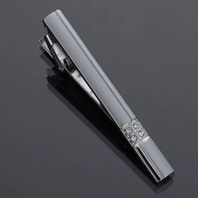 Ασημί Κλιπ Γραβάτας 6 cm – LGTC-T13/2 2