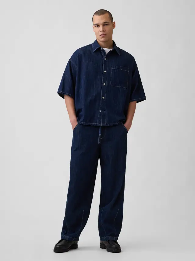 Ανδρικό Τζιν Παντελόνι Extra Baggy RINSED