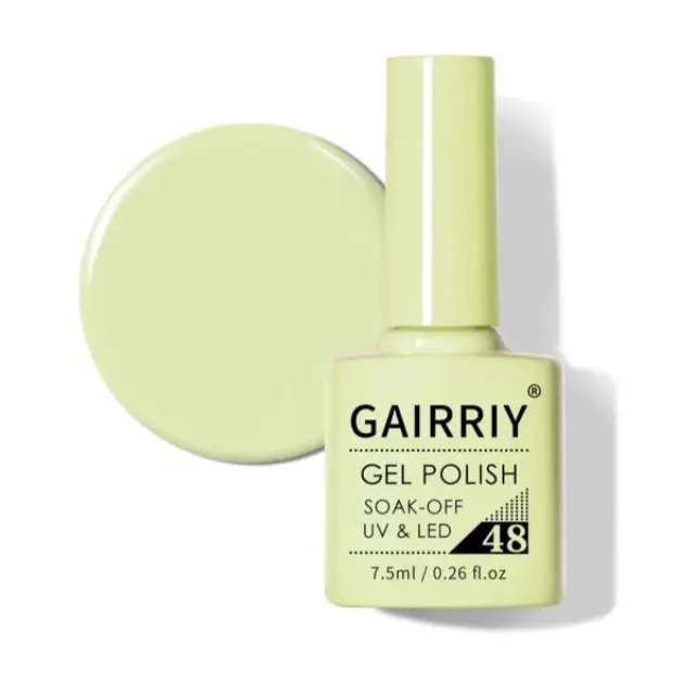 Ημιμόνιμο επαγγελματικό βερνίκι GAIRRIY 7.5ML - 0.26FL.OZ 48