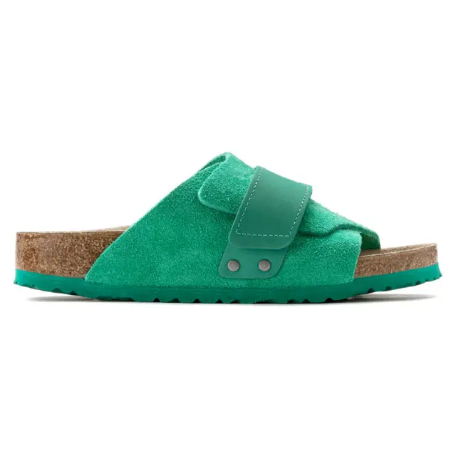Birkenstock Πέδιλα Γυναικείο δέρμα Nubuck/Suede Πράσινο BIR/KYOTO 1022299 GREEN - 38