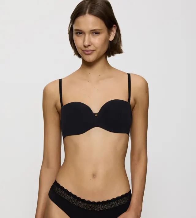 Triumph Σουτιέν Στράπλες Body Make-Up Essentials WDP Μαύρο 3