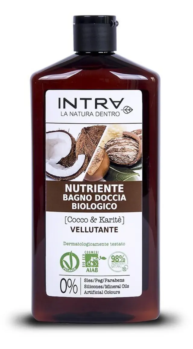 Intra Body Wash Coconut & Shea Θρεπτικό Αφρόλουτρο Σώματος με Έλαιο Καρύδας, 400ml