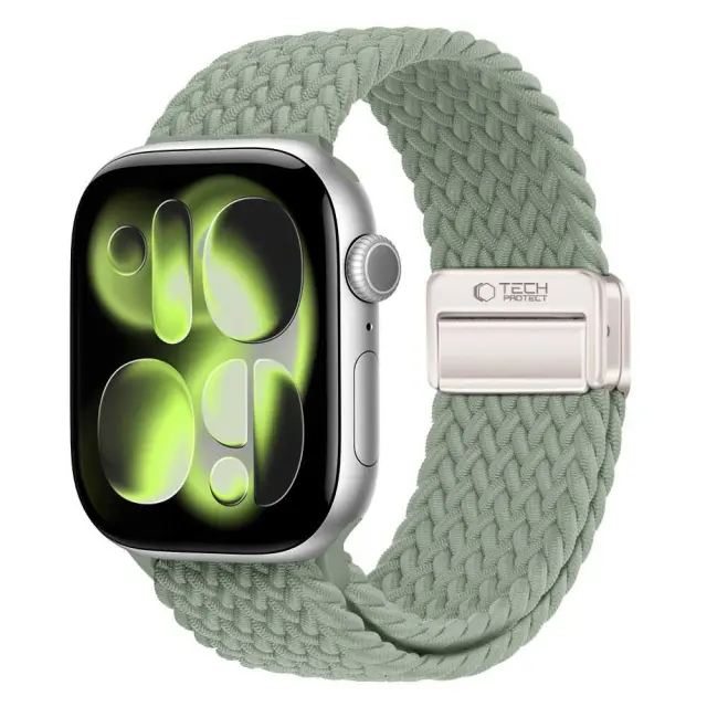 Tech-protect Nylonmag Apple Watch 8 / 9 / 10 / 11 / 12 / Se (40 / 41 / 42 Mm) Pistachio 3