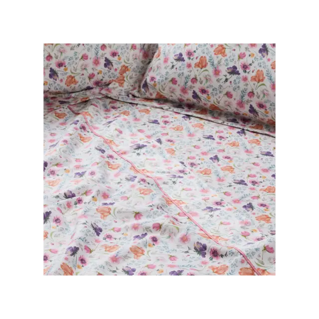 Σετ Σεντόνια 240x260 Υπέρδιπλα Executive Das Home 1723 Multicolor Χωρίς Λάστιχο100% Βαμβακοσατέν 2