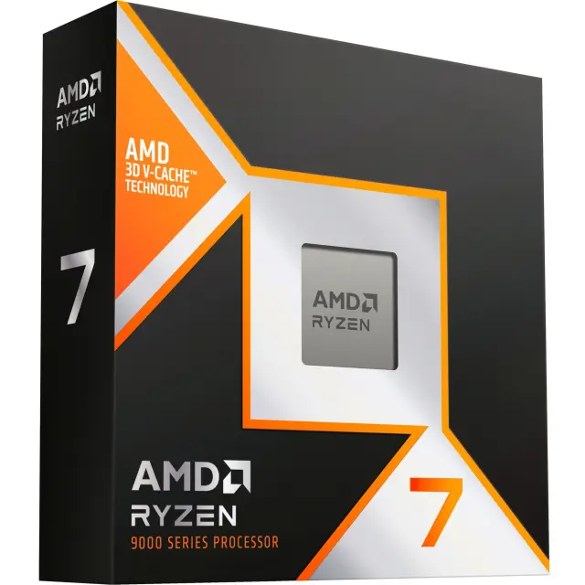 AMD Ryzen 7 9800X3D processor 4.7 GHz 104 MB L2 & L3 (100-100001084WOF) Box
