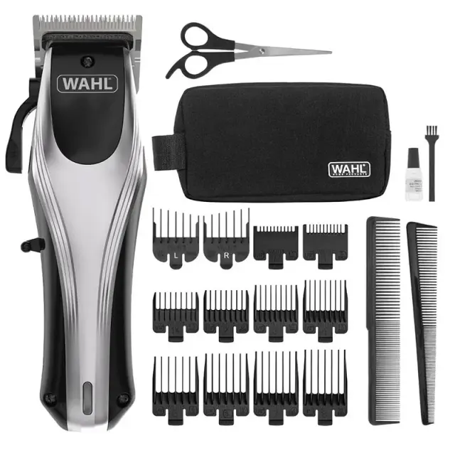Wahl Professional Rapid Clip Stainless Steel Επαναφορτιζόμενη Κουρευτική Μηχανή Μαύρη 09657-0460