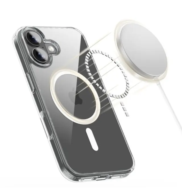 Tech-Protect Θήκη Κινητού iPhone 17 Flexair Hybrid Magsafe Clear 2