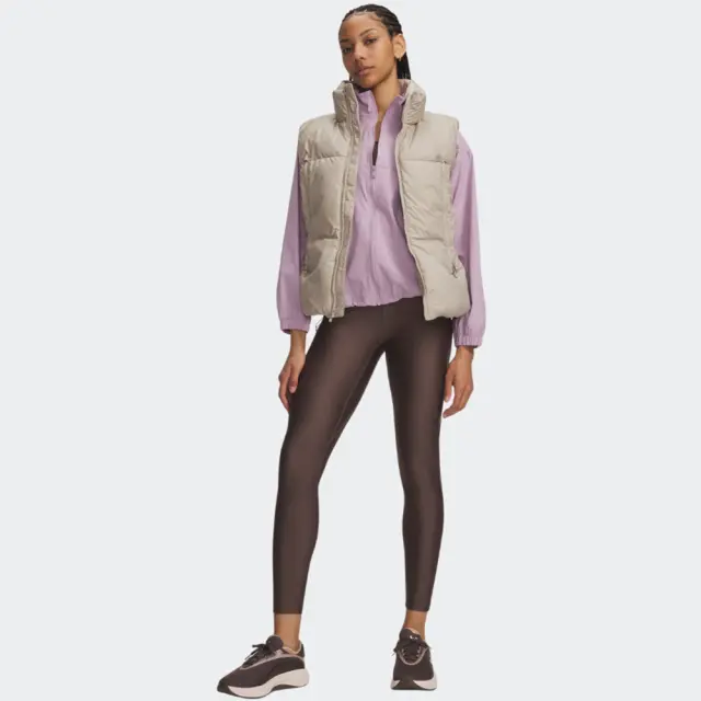 Under Armour HeatGear Cropped Leggings Brown 6010002-200 3