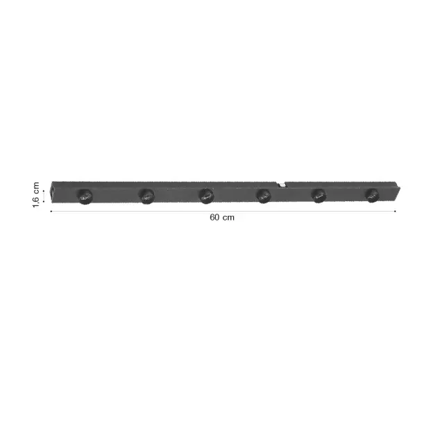 Inlight Γραμμικό φωτιστικό LED 12W 3000K για μαγνητική Mini ράγα σε μαύρη απόχρωση D:60cmx1,6cm (TMM0021-Black) 2