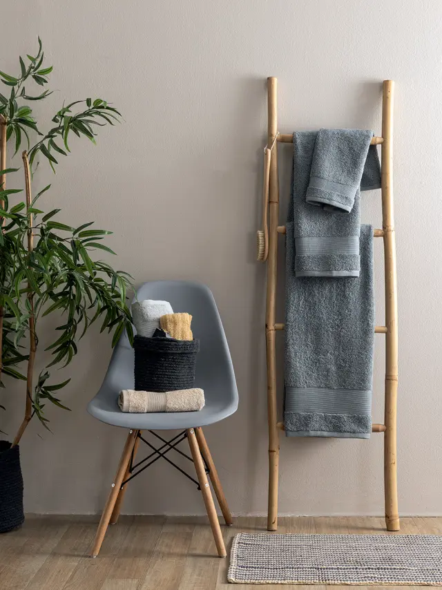 Πετσέτα Χεριών 30x50 620gsm Palamaiki Naya 100% βαμβακερό- Grey