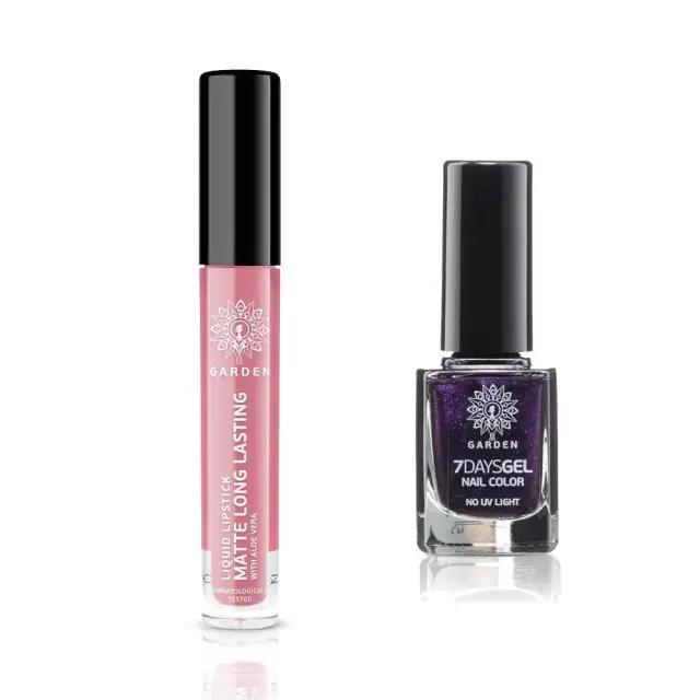 GARDEN GLAM MAKE UP KIT NAIL 44 – LIPSTICK 02 2