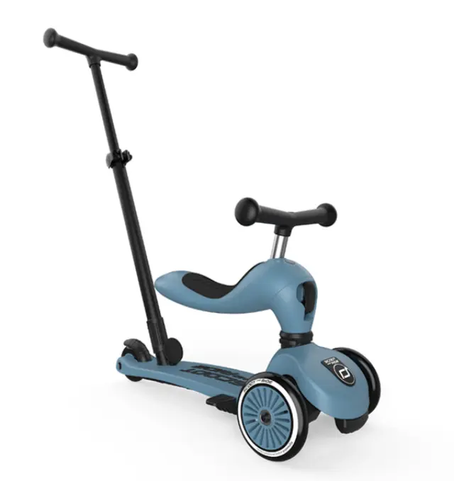 Scoot & Ride Παιδικό Πατίνι Highwaykick 1 Push and Go (1-5 ετών) Steel 00071
