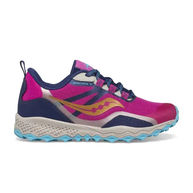 Saucony Unisex Kids Peregrine 12 Shield Ροζ SK166099 (Saucony)