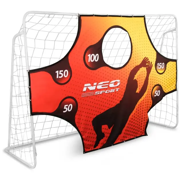 Neo-Sport Εστία Ποδοσφαίρου 245x155x80 cm Με Δίχτυ Στόχου